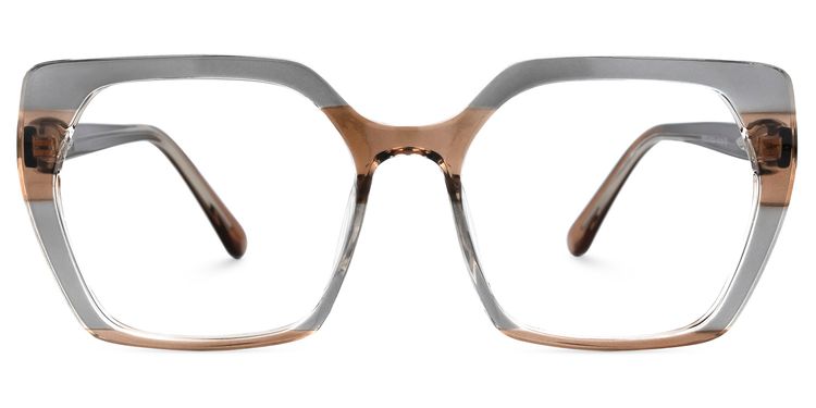 Diego Square Gray Glasses
