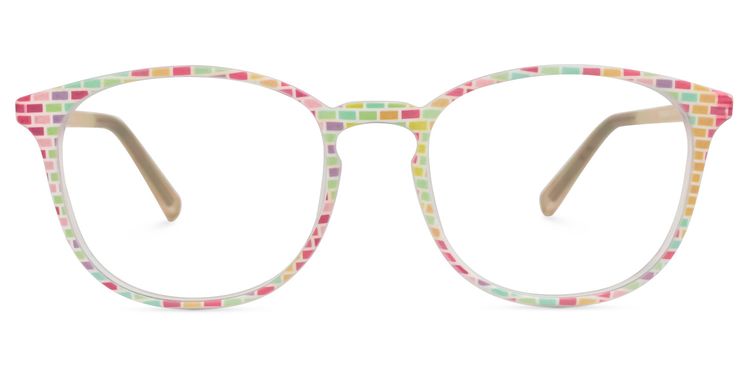 Dorislyn Round Multicolor Glasses