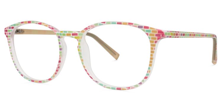 Dorislyn Round Multicolor Glasses