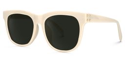 Aishia Square Milky Sunglasses1