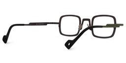 Roselyn Square Green Glasses3