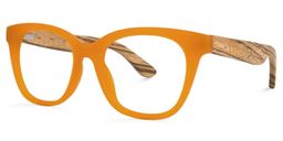 Burke Square Yellow Glasses1