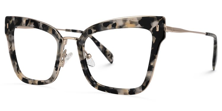 Tashawna Cateye Gray-Tortoise Glasses