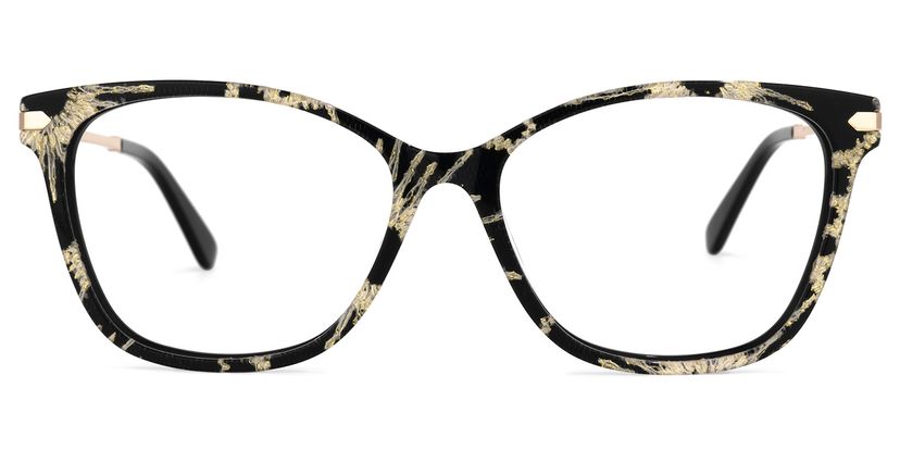 Kennedy Square Black Glasses