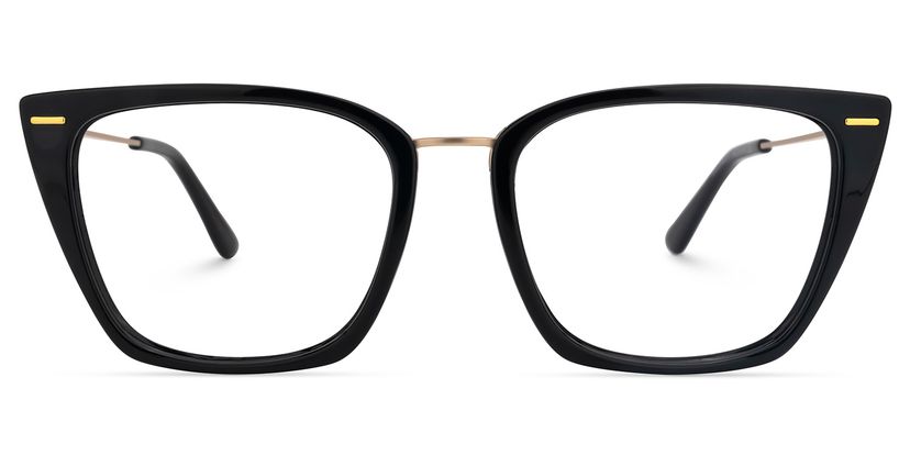 Katina Square Black Glasses