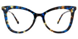 Sonya Cateye Blue-Tortoise Glasses0