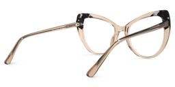 Tynishia Cateye Beige Glasses3