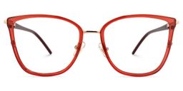 Mayoral Square Red Glasses0