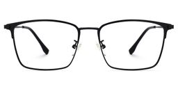 Jones Rectangle Black Glasses0