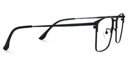 Jones Rectangle Black Glasses3