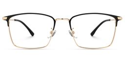 Jones Rectangle Rose-Gold Glasses0