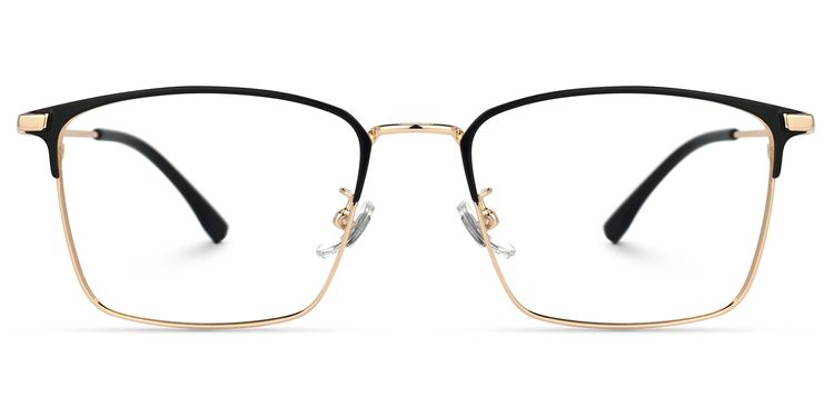 Jones Rectangle Rose-Gold Glasses