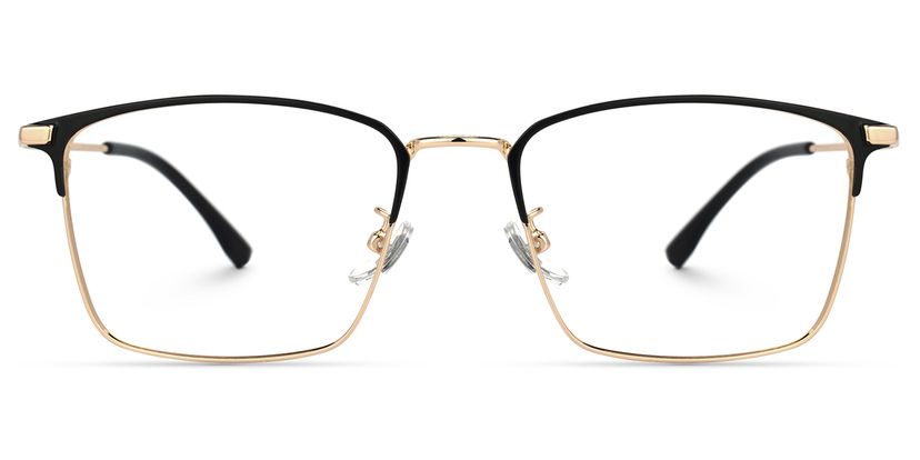 Jones Rectangle Rose-Gold Glasses