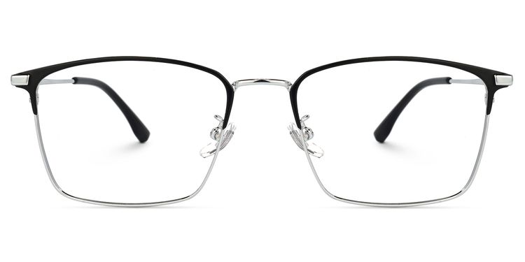 Jones Rectangle Silver Glasses