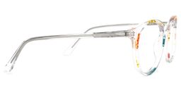 Hagans Round Floral Glasses2