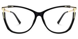 Yomary Black Cat eye Glasses0