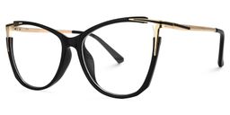 Yomary Black Cat eye Glasses1