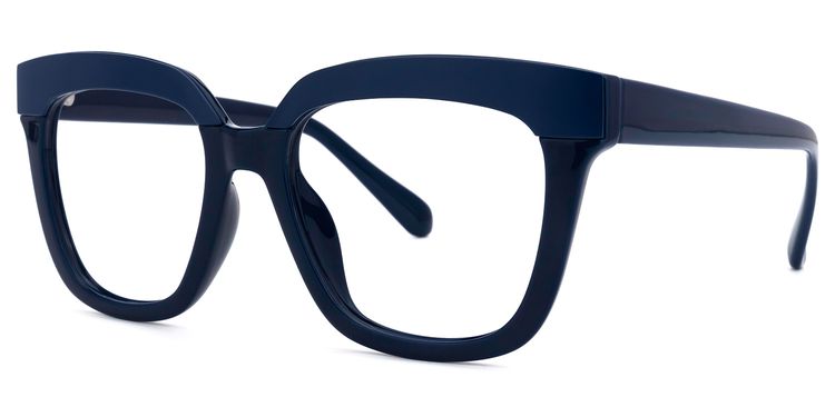 Cecelia Square Blue Glasses