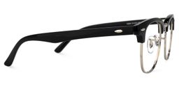 Hacker Black Browline Glasses3