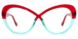 Charde Geometric Red Glasses0
