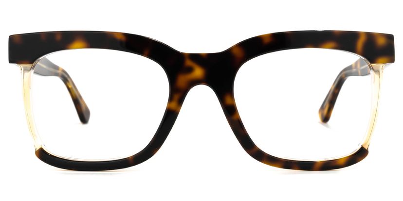 Megeney Square Tortoise Glasses