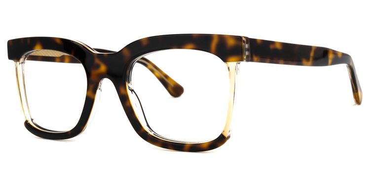 Megeney Square Tortoise Glasses