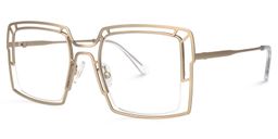 Kapri Square Gold Glasses1