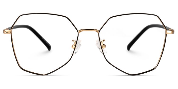 Bivins Geometric Black Glasses