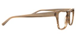 Mendez Rectangle Brown Glasses2