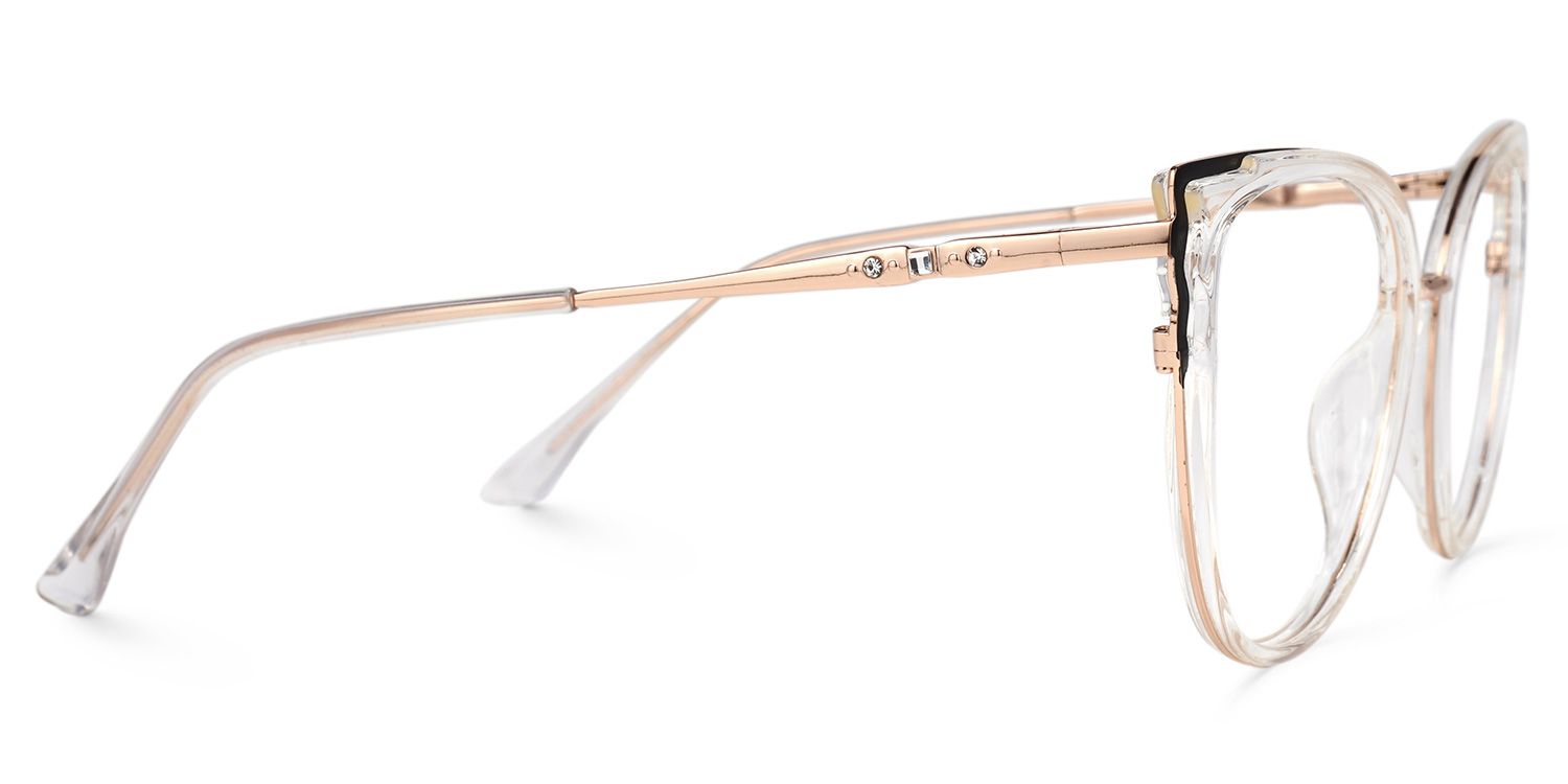 Estrada Cateye Black-Clear Eyeglasses and Glasses Frames4