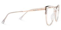 Estrada Black-Clear Cat eye Glasses4