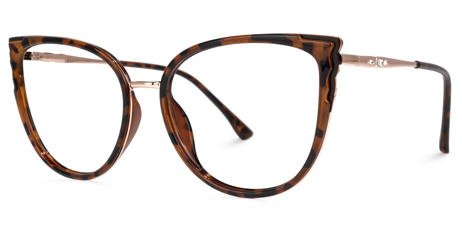 Estrada Cateye Tortoise Glasses | Zeelool Glasses1
