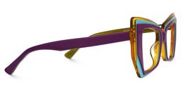 Verdejo Purple Geometric Glasses2
