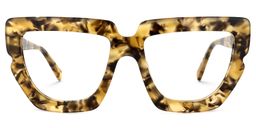 Lisandra Geometric Floral Glasses0