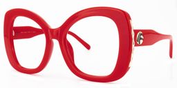 Tenorio Cateye Red Glasses1