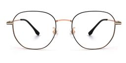 Bezjak Round Black Glasses0