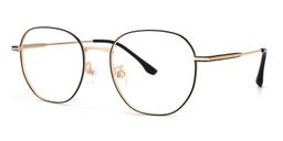 Bezjak Round Black Glasses1