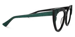 Lloyd Cateye Black Glasses2