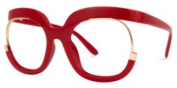Darice Red Round Glasses1