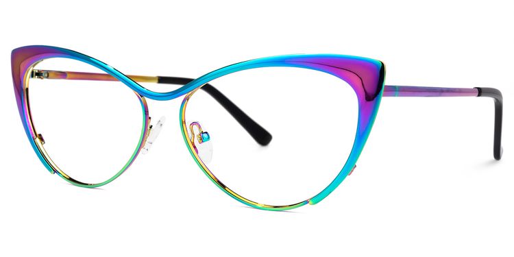 Ellen Iridescent Cat eye Glasses