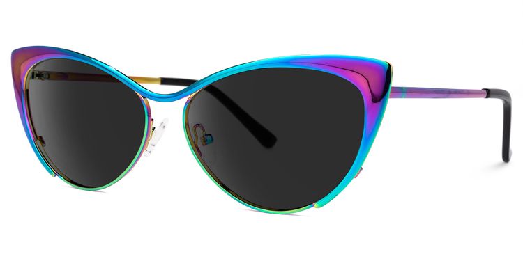 Ellen Iridescent Cat eye Sunglasses