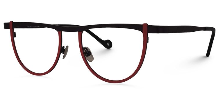 Chidera Geometric Red Glasses