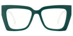 Melba Square Green Glasses0