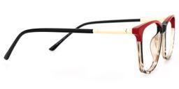 Yamilet Square Red Glasses2