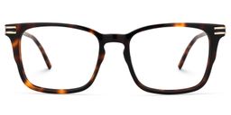 Kornelia Square Tortoise Glasses0
