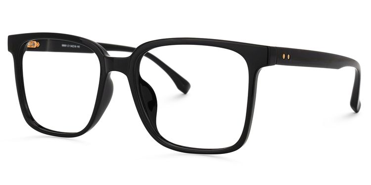 Contreras Square Black Glasses