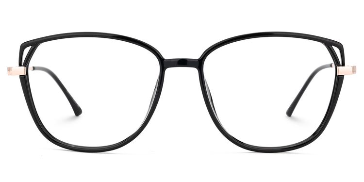 Haygood Cateye Black Glasses
