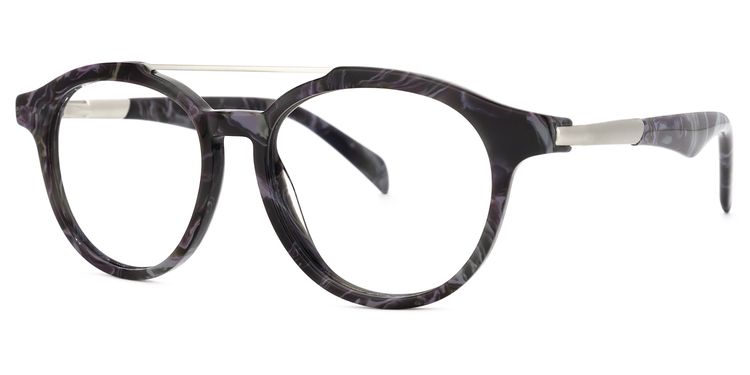 Delgado Round Floral Glasses