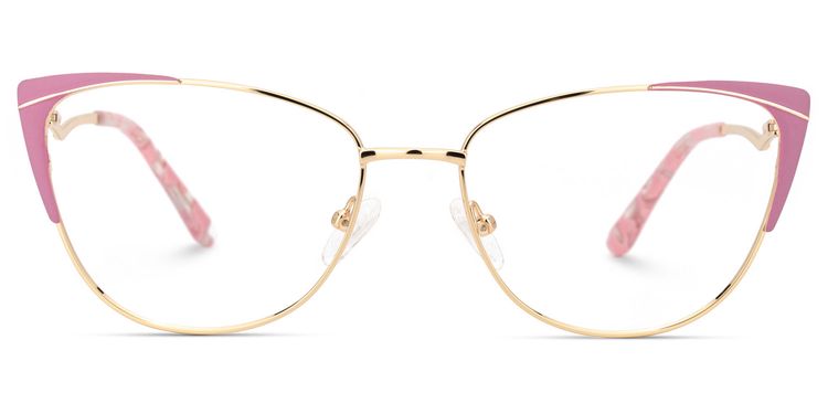 Jannette Cateye Pink Glasses