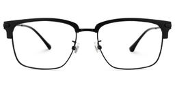 Fayne Square Black Glasses0